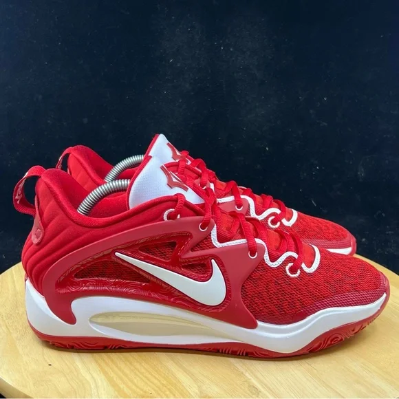 Nike KD15 TB Kevin Durant Basketball Shoes Gym Red DX6648-600 Men's Size 8.5 - Picture 5 of 10